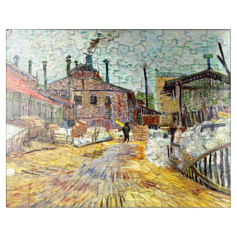 puzzleplate The Factory 1887 by Vincent van Gogh 100 Jigsaw Puzzle
