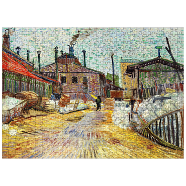 puzzleplate The Factory 1887 by Vincent van Gogh 500 Jigsaw Puzzle