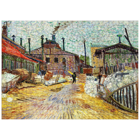 puzzleplate The Factory 1887 by Vincent van Gogh 500 Jigsaw Puzzle