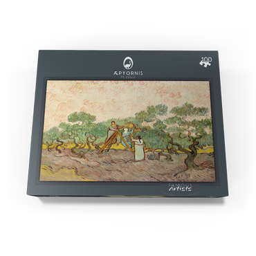 Women Picking Olives 1889 by Vincent van Gogh 100 Jigsaw Puzzle box view1