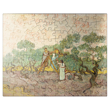 puzzleplate Women Picking Olives 1889 by Vincent van Gogh 100 Jigsaw Puzzle