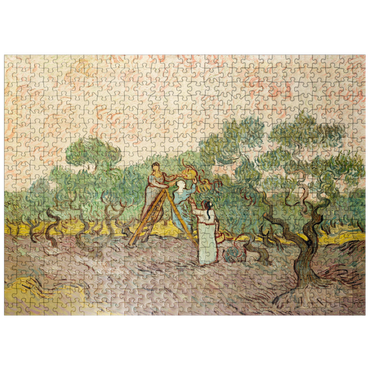 puzzleplate Women Picking Olives 1889 by Vincent van Gogh 500 Jigsaw Puzzle