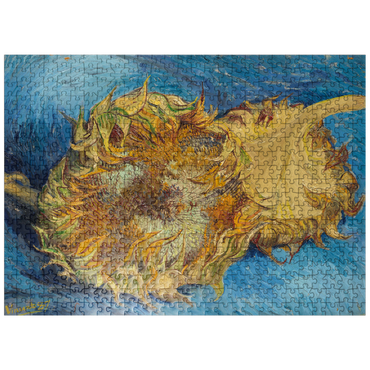 puzzleplate Sunflowers 1887 by Vincent van Gogh 500 Jigsaw Puzzle