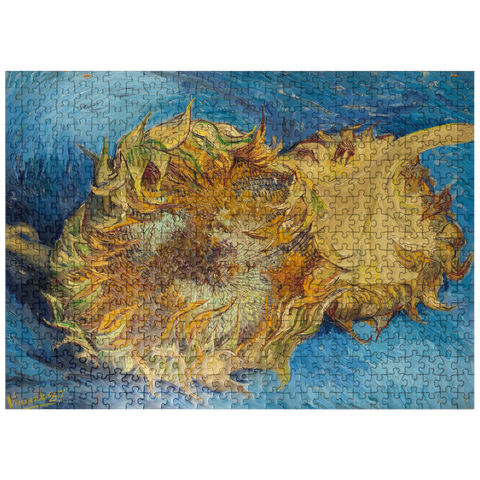 puzzleplate Sunflowers 1887 by Vincent van Gogh 500 Jigsaw Puzzle