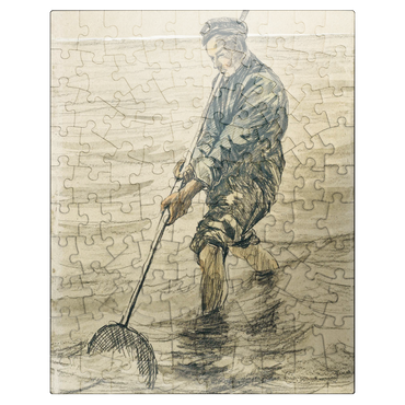 puzzleplate The Shell Fisherman Schelpenvisser 1863-1890 by Vincent van Gogh 100 Jigsaw Puzzle