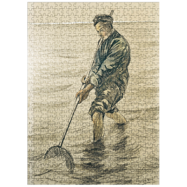 puzzleplate The Shell Fisherman Schelpenvisser 1863-1890 by Vincent van Gogh 500 Jigsaw Puzzle