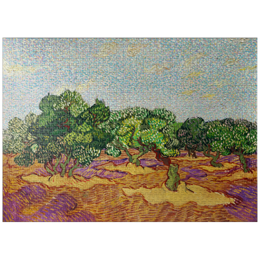 puzzleplate Olive Trees (1889) by Vincent van Gogh 1000 Jigsaw Puzzle