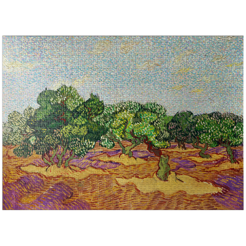 puzzleplate Olive Trees (1889) by Vincent van Gogh 1000 Jigsaw Puzzle