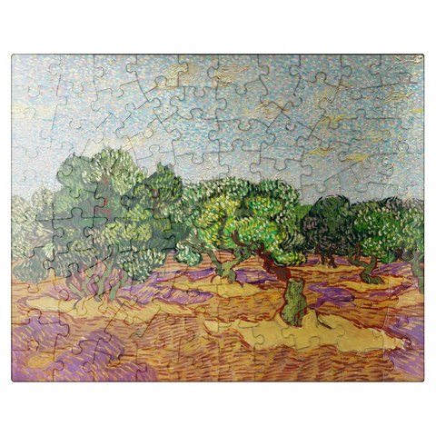 puzzleplate Olive Trees 1889 by Vincent van Gogh 100 Jigsaw Puzzle