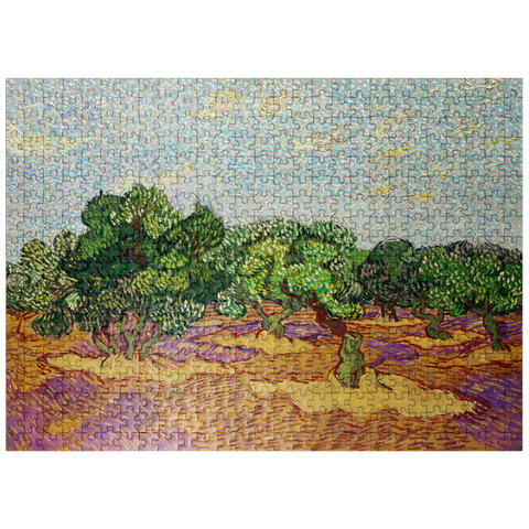 puzzleplate Olive Trees 1889 by Vincent van Gogh 500 Jigsaw Puzzle