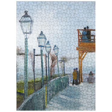 puzzleplate Terrace and Observation Deck at the Moulin de Blute-Fin Montmartre 1887 by Vincent van Gogh 500 Jigsaw Puzzle