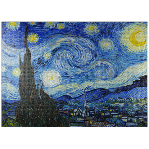 puzzleplate The Starry Night (1889) by Vincent van Gogh 1000 Jigsaw Puzzle
