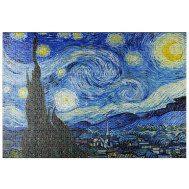 puzzleplate The Starry Night (1889) by Vincent van Gogh 500 Jigsaw Puzzle