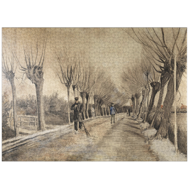 puzzleplate Road in Etten (1881) by Vincent van Gogh 1000 Jigsaw Puzzle