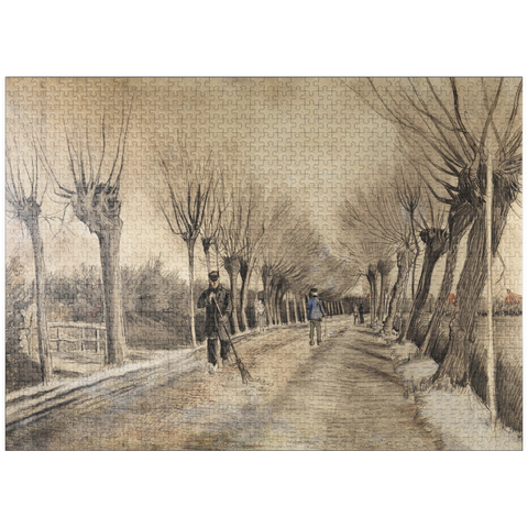 puzzleplate Road in Etten (1881) by Vincent van Gogh 1000 Jigsaw Puzzle