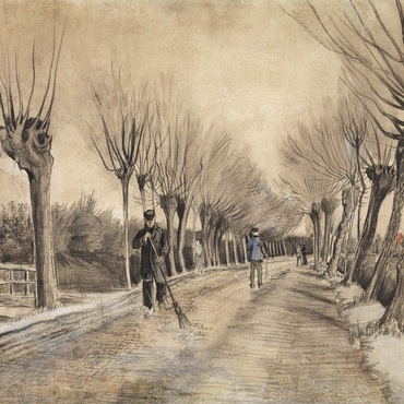 Road in Etten (1881) by Vincent van Gogh 1000 Jigsaw Puzzle 3D Modell