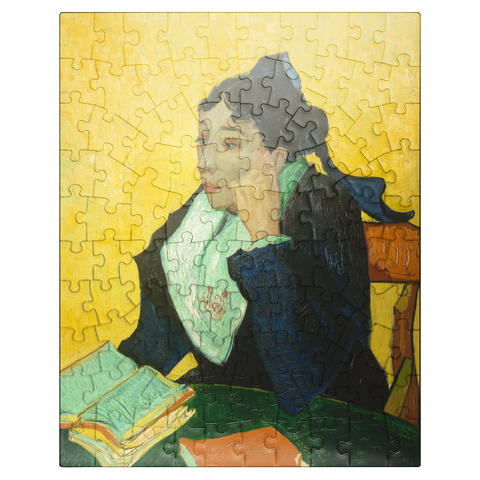 puzzleplate Madame Joseph-Michel Ginoux 1888-1889 by Vincent van Gogh 100 Jigsaw Puzzle