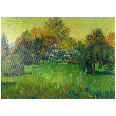 puzzleplate The Poet's Garden (1888) by Vincent van Gogh 1000 Jigsaw Puzzle