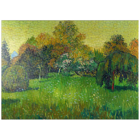 puzzleplate The Poet's Garden (1888) by Vincent van Gogh 1000 Jigsaw Puzzle