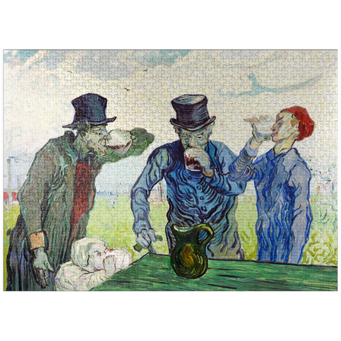 puzzleplate The Drinkers (1890) by Vincent van Gogh 1000 Jigsaw Puzzle