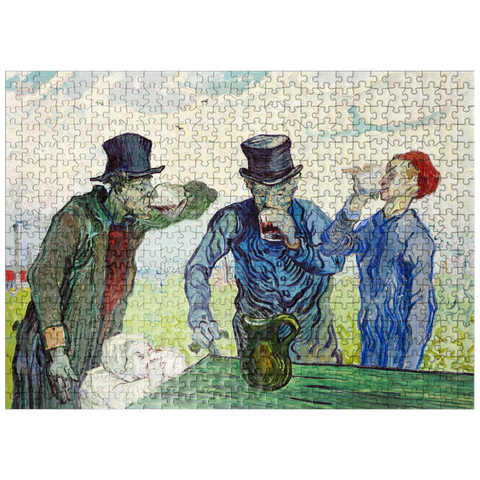 puzzleplate The Drinkers 1890 by Vincent van Gogh 500 Jigsaw Puzzle