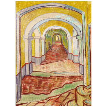 puzzleplate Corridor in the Asylum (1889) by Vincent van Gogh 1000 Jigsaw Puzzle
