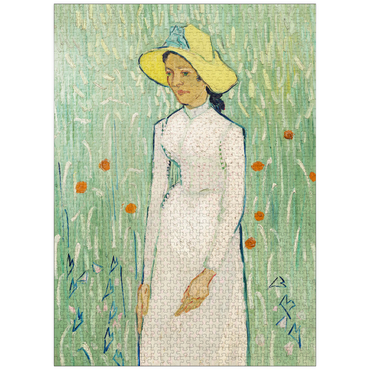 puzzleplate Girl in White (1890) by Vincent van Gogh 1000 Jigsaw Puzzle