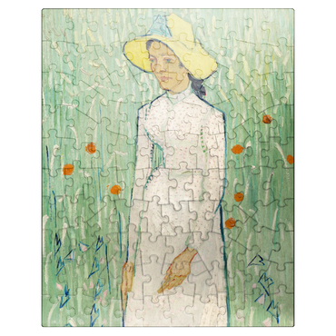 puzzleplate Girl in White 1890 by Vincent van Gogh 100 Jigsaw Puzzle