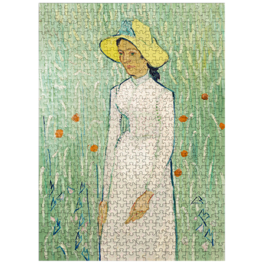 puzzleplate Girl in White 1890 by Vincent van Gogh 500 Jigsaw Puzzle