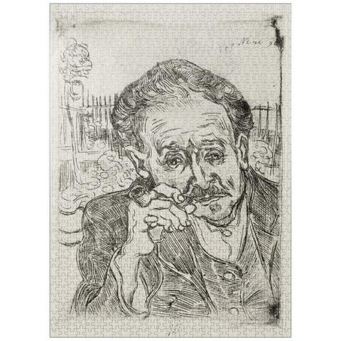 puzzleplate Dr. Gachet (1890) by Vincent van Gogh 1000 Jigsaw Puzzle