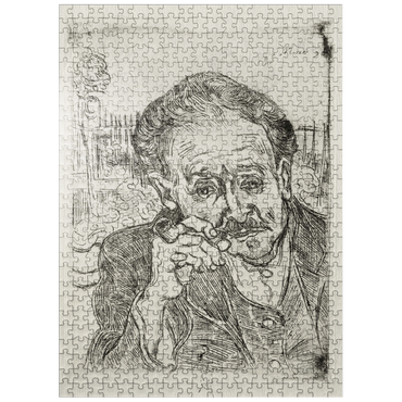 puzzleplate Dr. Gachet 1890 by Vincent van Gogh 500 Jigsaw Puzzle