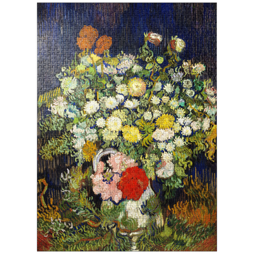 puzzleplate Bouquet of Flowers in a Vase (1890) by Vincent van Gogh 1000 Jigsaw Puzzle