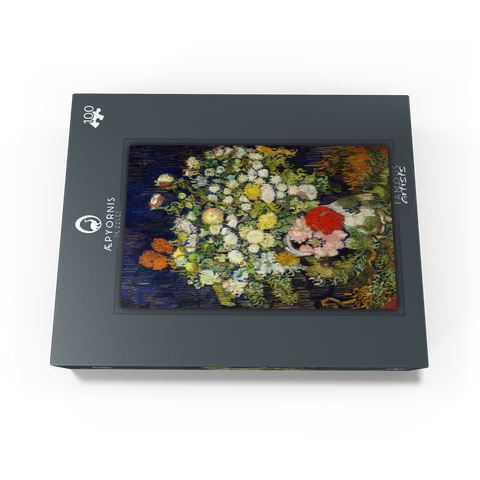 Bouquet of Flowers in a Vase 1890 by Vincent van Gogh 100 Jigsaw Puzzle box view1