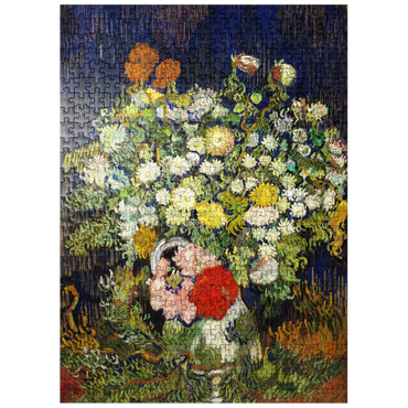puzzleplate Bouquet of Flowers in a Vase 1890 by Vincent van Gogh 500 Jigsaw Puzzle