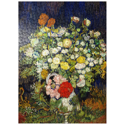 puzzleplate Bouquet of Flowers in a Vase 1890 by Vincent van Gogh 500 Jigsaw Puzzle