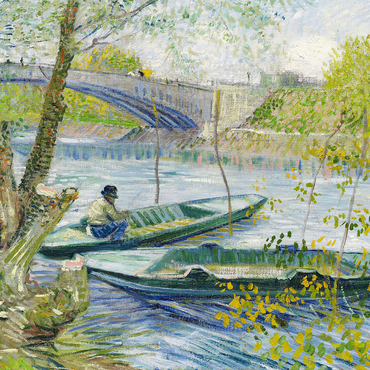 Fishing in Spring, the Pont de Clichy (Asnières) (1887) by Vincent van Gogh 1000 Jigsaw Puzzle 3D Modell