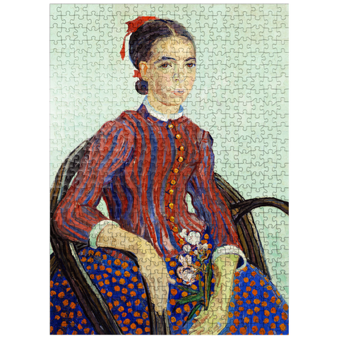 puzzleplate La Mousmé 1888 by Vincent van Gogh 500 Jigsaw Puzzle