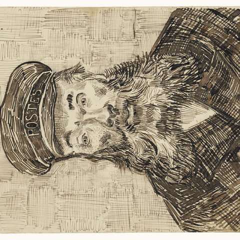 Portrait of Joseph Roulin 1888 by Vincent van Gogh 100 Jigsaw Puzzle 3D Modell