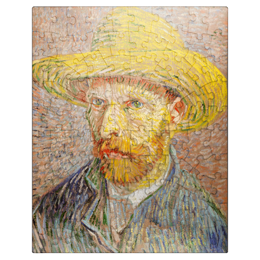 puzzleplate Self-Portrait with a Straw Hat 1887 by Vincent van Gogh 100 Jigsaw Puzzle