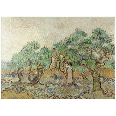 puzzleplate The Olive Orchard (1889) by Vincent van Gogh 1000 Jigsaw Puzzle