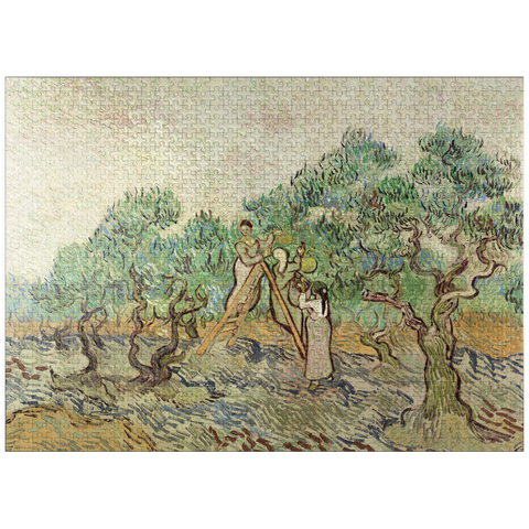 puzzleplate The Olive Orchard (1889) by Vincent van Gogh 1000 Jigsaw Puzzle