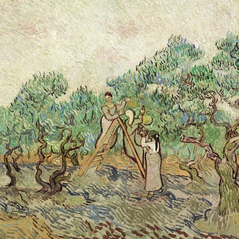 The Olive Orchard (1889) by Vincent van Gogh 1000 Jigsaw Puzzle 3D Modell