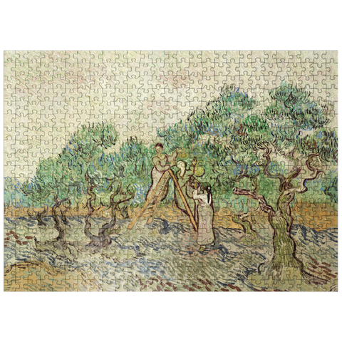 puzzleplate The Olive Orchard 1889 by Vincent van Gogh 500 Jigsaw Puzzle