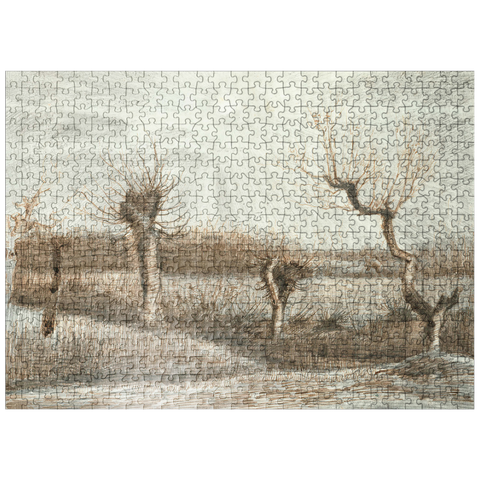 puzzleplate Tetards Pollards 1884 by Vincent van Gogh 500 Jigsaw Puzzle