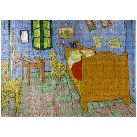 puzzleplate The Bedroom (1889) by Vincent van Gogh 1000 Jigsaw Puzzle