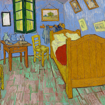 The Bedroom (1889) by Vincent van Gogh 1000 Jigsaw Puzzle 3D Modell