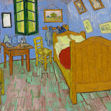 The Bedroom 1889 by Vincent van Gogh 100 Jigsaw Puzzle 3D Modell