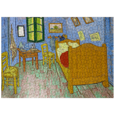 puzzleplate The Bedroom 1889 by Vincent van Gogh 500 Jigsaw Puzzle
