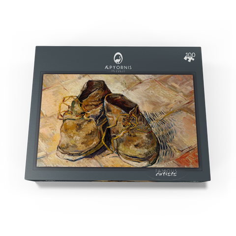 Shoes 1888 by Vincent van Gogh 100 Jigsaw Puzzle box view1