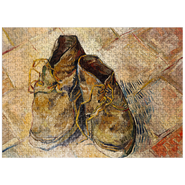puzzleplate Shoes 1888 by Vincent van Gogh 500 Jigsaw Puzzle
